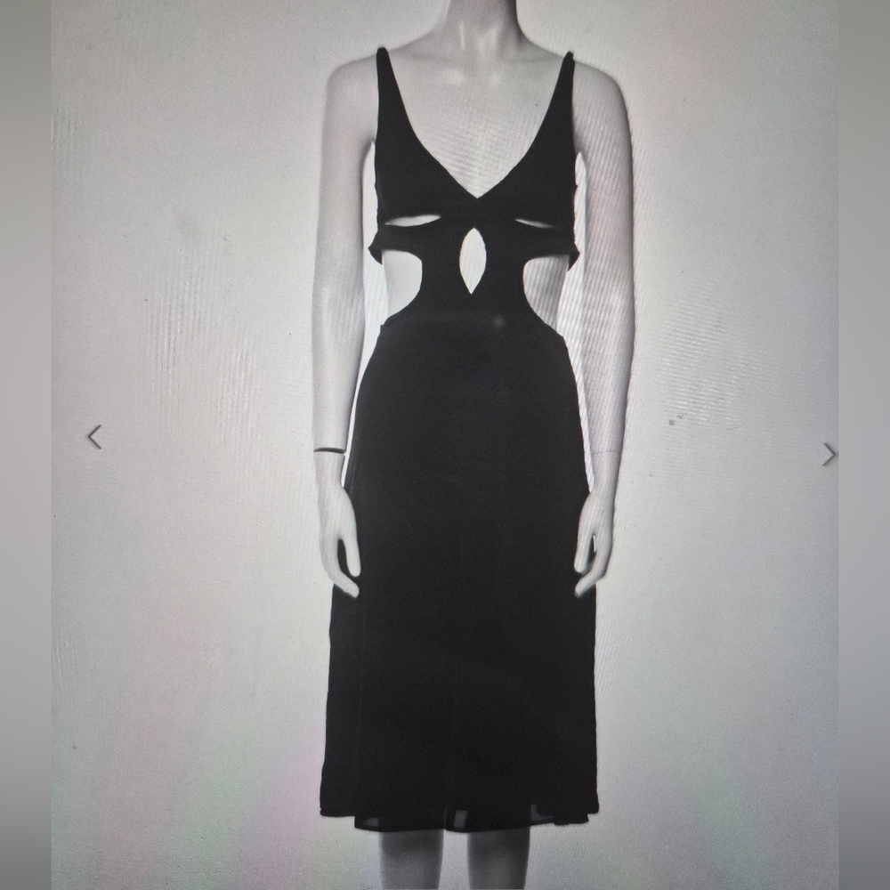 For Love And Lemons Black Backless Dress